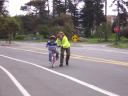 Jean helps Clara break free of her training wheels!