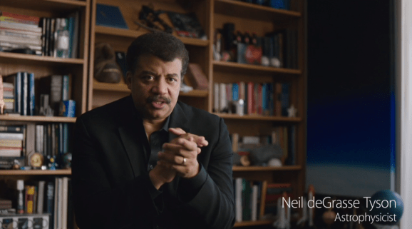 Astrophysicist Neil deGrasse Tyson, in a video shown by Apple on June 8, 2015.