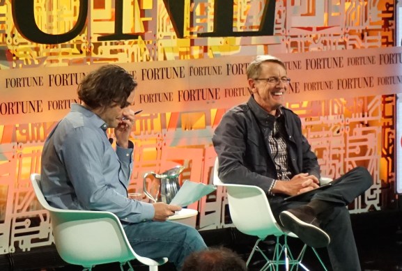 Kleiner Perkins partner John Doerr, speaking onstage with Fortune's Dan Primack at Fortune Brainstorm Tech.