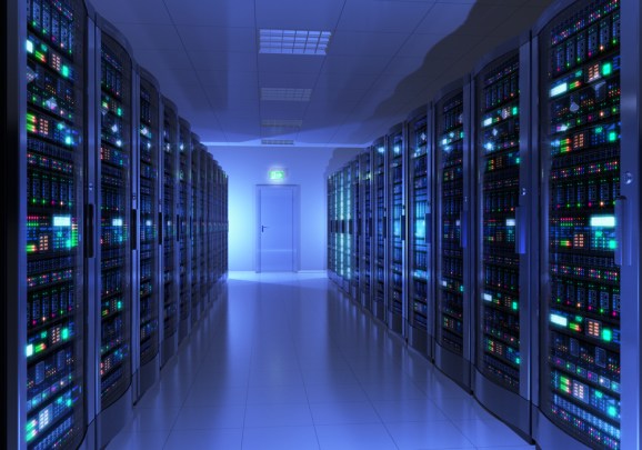 A datacenter server room.